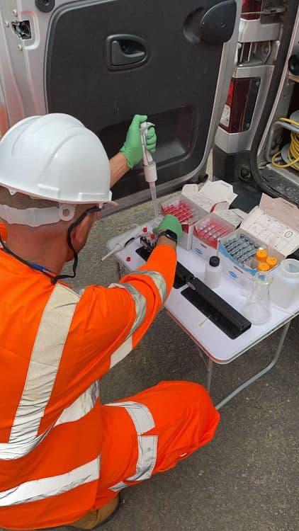 Lab work on site.jpg